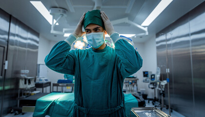 Cutting-Edge Laboratory Research with Gloved Scientist Using Pipette, Advanced Biotechnology Interface, Digital Chemical Structures, Futuristic Blue Tech Overlay, High-Tech Medical Innovation Backgrou