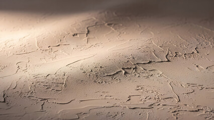 Textured Plaster Wall Surface with Dramatic Shadow Play Neutral Background for Design and Decor neutral beige plaster wall