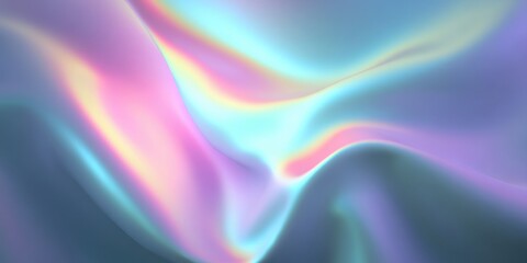 Abstract background refraction animation effect seamless loop render shape blue soft gradient waves flow calm mood