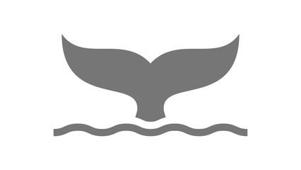 Whale Tail Silhouette