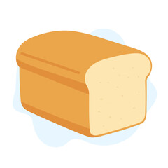 Clean bakery scene featuring soft toastbread loaf with light crumb, toastbread texture adding cozy homemade vibe ideal for recipe visuals, menus and packaging themes.