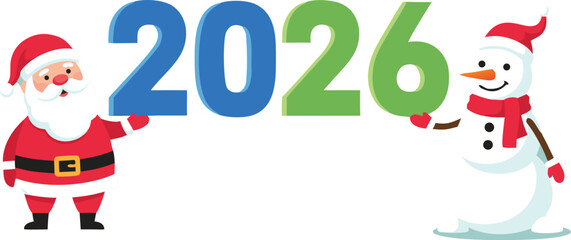 A colorful new year celebration illustration with red and blue alphabet letter and 3D number fridge magnets forming a happy 2014 sign