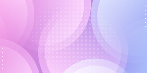 Minimalist banner background, pastel, pink and yellow color gradient. Geometric circle effect style, abstract background vector illustration