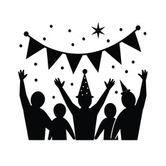 Colorful Bokeh Greeting Party Celebration