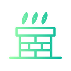 chimney gradient icon