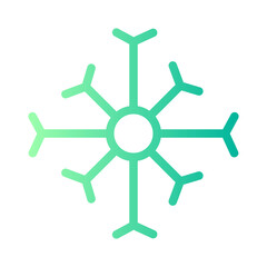 snowflake gradient icon