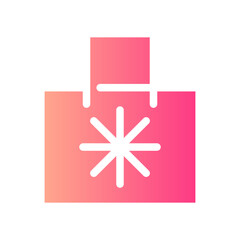 shopping bag gradient icon