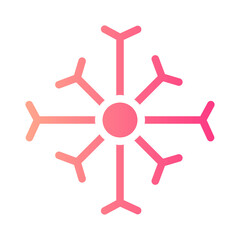 snowflake gradient icon