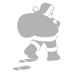 Santa Claus silhouette