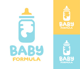 Baby Formula Brand Logo Premium Infant Nutrition Emblem