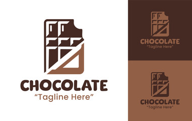 Chocolate Brand Logo Elegant Premium Cocoa Branding