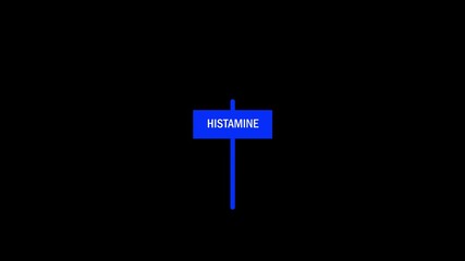 Histamine Signboard Animation.