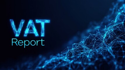 A digital representation of VAT Report, showcasing a modern data-driven visual. ..Created with Generative AI, not depicting real subjects.
