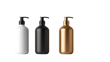 Modern Cosmetic Pump Dispensers &ndash; Empty Reusable Bottles for Bathroom, Skincare & Beauty Products