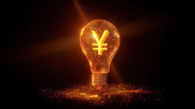 A glowing light bulb with an illuminated symbol resembling a revert codon inside,