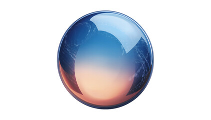 Clear Crystal Ball PNG &ndash; Glossy Glass Orb Clipart (Transparent Background)
