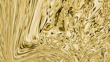 Premium abstract liquid gold texture with complex flowing metallic patterns and luxury background