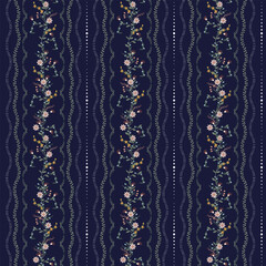 Stylish Hand drawn  floral pattern with paisley and indian chintz flower motifs. damask modern style pattern , Design for fashion , fabric, textile, wallpaper , wrapping and all prints