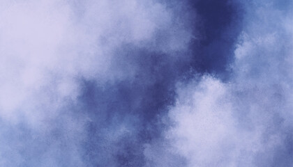 Obraz premium Blue Misty Fog Watercolor Texture