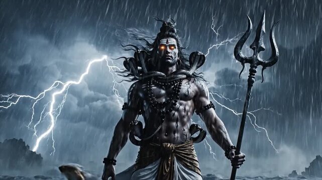 Lord Shiva Wallpaper Powerful 3D Render Divine Power
