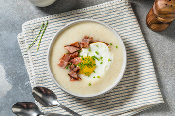 Healthy Savory Creamy Breakfast Farina Porridge