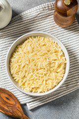 Homemade Healthy Cooked Orzo Pasta