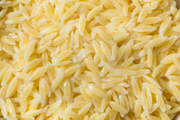 Homemade Healthy Cooked Orzo Pasta