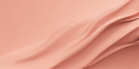 Fototapeta premium Soft pink satin fabric texture, featuring smooth folds and a luxurious, shiny drape
