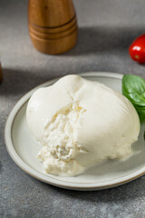 Healthy Organic White Burrata Mozzarella Cheese