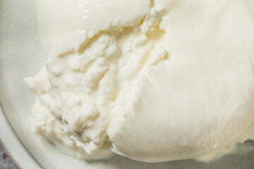Healthy Organic White Burrata Mozzarella Cheese