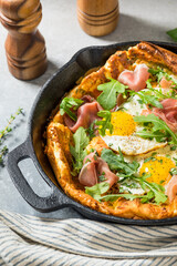 Homemade Breakfast Savory Dutch Baby