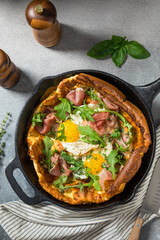 Homemade Breakfast Savory Dutch Baby