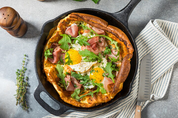 Homemade Breakfast Savory Dutch Baby