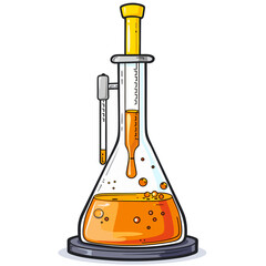 pH meter isolated on white 