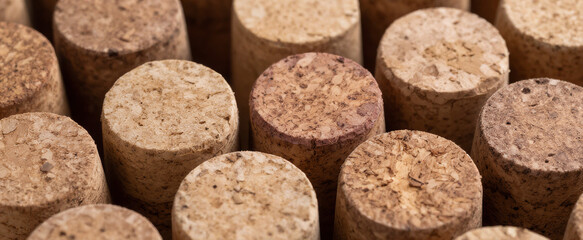 Natural cork texture