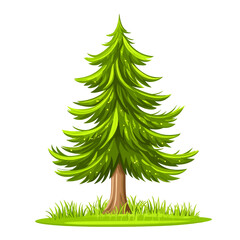 Pine tree illustration 