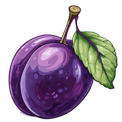 Plum vector 