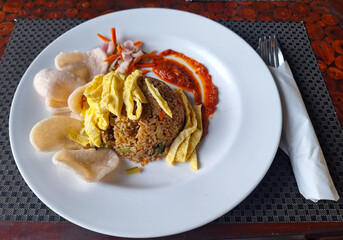 Fried rice served perfectly for you