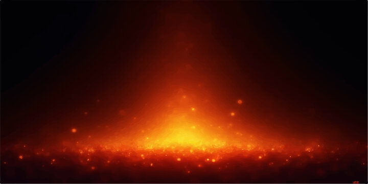 Abstract fiery vector background with glowing flames and bright colors