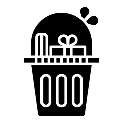 Spa Basket Vector Icon