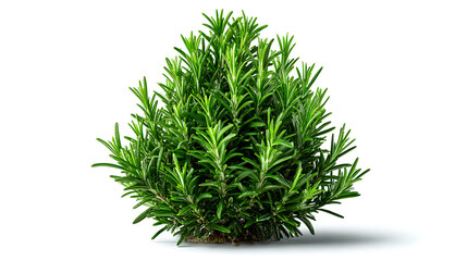 green grass isolated on white background