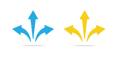 arrows icon vector set