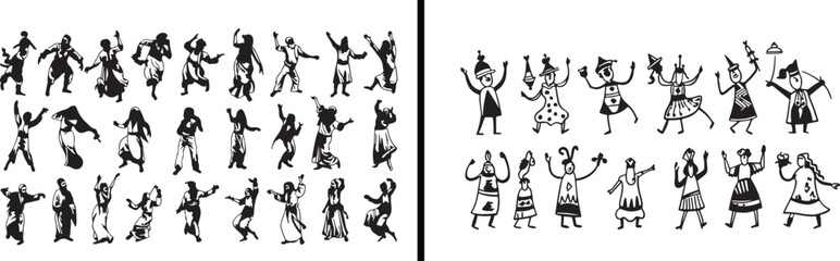 Human Activity Vector, People Pose Illustration, Action Character Design, Lifestyle Movement Art, Hand Drawn Human Figures, Exercise Activity Set, Motion Illustration Pack, People Action Collection, D