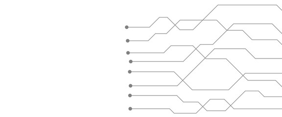 Abstract futuristic circuit board Illustration, Circuit board with various technology elements. Circuit board pattern for technology background. Vector illustration