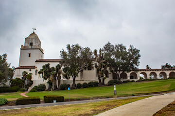 The Historic Presidio Park and view of the Junipero Serra Museum.