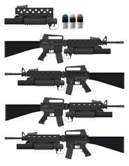 M203 Grenade Launcher - M16 Rifles