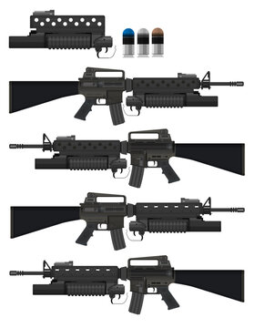 M203 Grenade Launcher - M16 Rifles