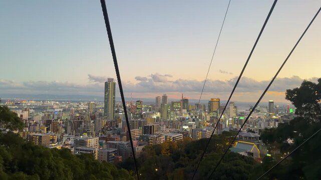 Kobe city view in Japan