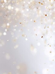 上から降り注ぐ金の紙吹雪