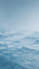 Obraz premium Serene icy landscape wallpaper for mobile